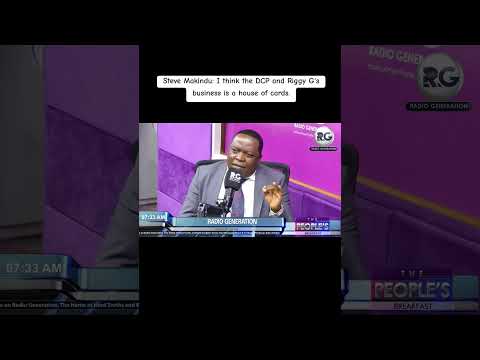 Steve Makindu: I think the DCP and Riggy G's business is a house of cards.