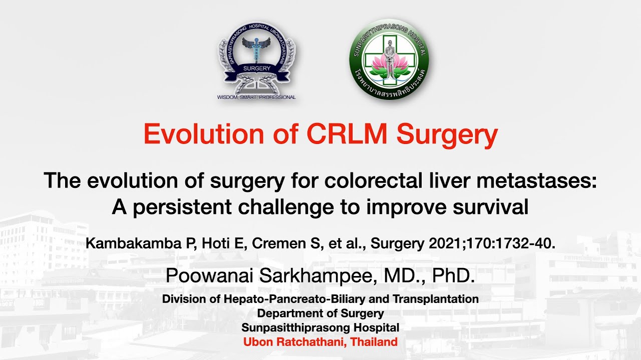 EP18 The evolution of surgery for CRLM (Kambakamba P, et al., Surgery 2021;170:1732-40.)