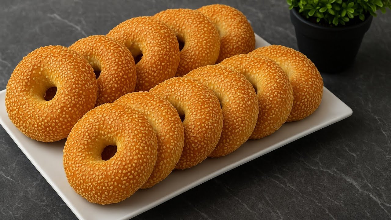 كعك الحليب ❗ لشرب الشاى❗ بالزبده والسمسم❗ هش وخفيف ❗ناجح جدا يستحق التجربه