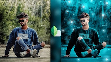 Snapseed - Just 2 Step Cyan Blue Effect ll Snapseed Amazing Editing Trick ll Amar Editing Zone