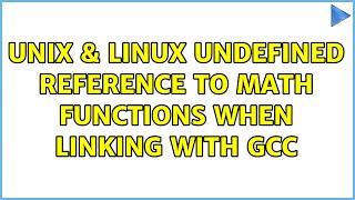 Famous Unix & Linux: Undefined reference to math functions when linking with gcc Net Worth