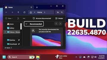 New Windows 11 Build 22635.4870 - New File Explorer Feature, Customize Lock Screen Widgets (Beta)