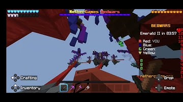 here is hacker in game of bedwars in nethergames please report him 🙏🙏