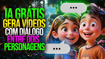 IA Grátis Gera Vídeo com Diálogo REAL Entre Dois Personagens na Mesma Cena!