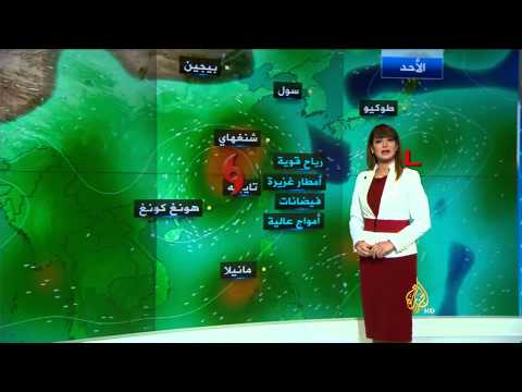 النشرة الجوية الثالثة 8/8/2015