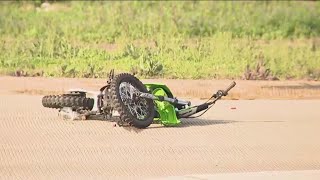 Search continues for SUV driver who crashed into motorcycle killing teen, hospitalizing man on Airpo