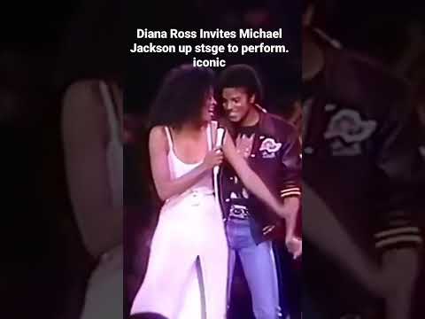 Diana Ross called Michael Jackson up on stage while performing her hit \