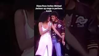 Diana Ross called Michael Jackson up on stage while performing her hit \