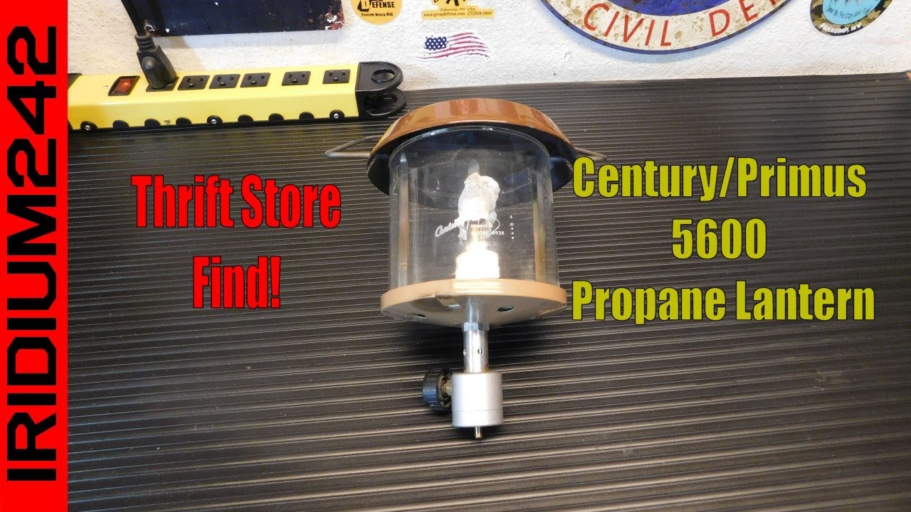 Thrift Store Find! Century/Primus 5600 Propane Lantern - YouTube