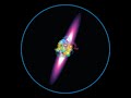 Satisfying Black Hole Orbit Simulation #Shorts #blackhole #Space #OddlySatisfying #Universe
