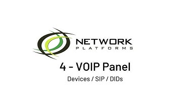 4   VOIP Panel   Devices   SIP   DID
