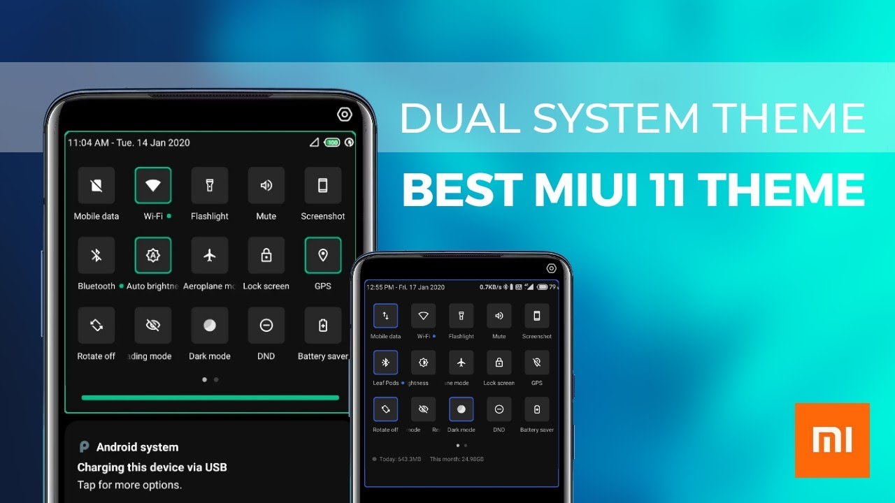 Best Miui 11 Supported Dual System Theme For Any Xiaomi Device |Miui v11 Theme