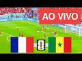 FRANÇA X SENEGAL AO VIVO - COPA DO MUNDO 2026 - JOGO DE HOJE!