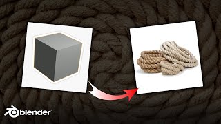 Create a Rope in Blender in 1 Minute!