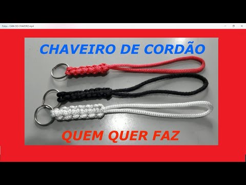 Vídeo: Como Fazer Um Chaveiro