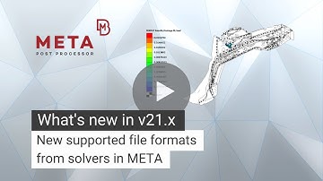 New supported file formats from solvers in META