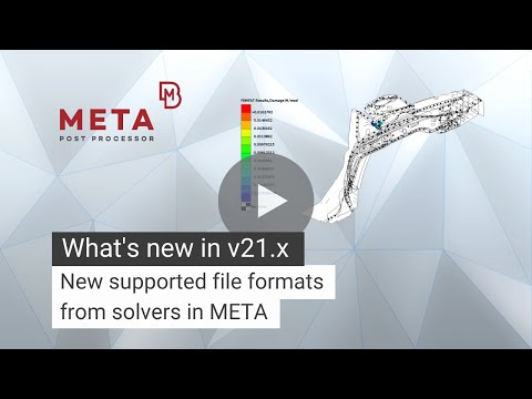 New supported file formats from solvers in META
