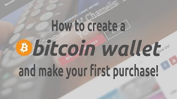 How to create a Bitcoin Wallet and make your first purchase!