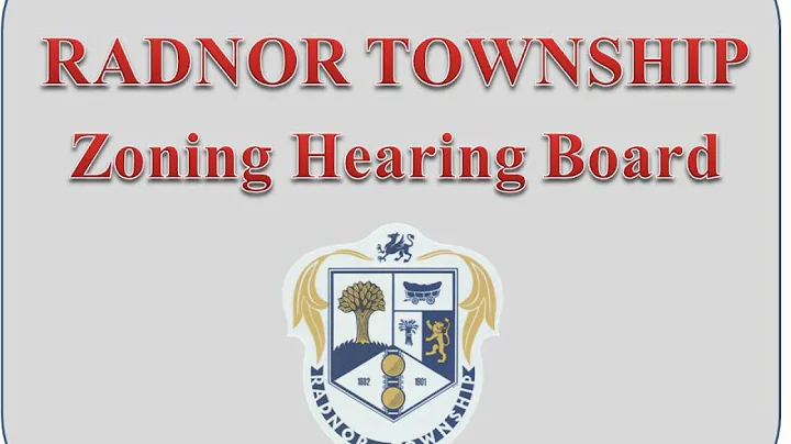 Zoning Hearing Board - November 5, 2015