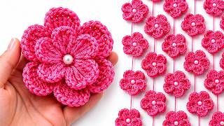 ¡PARECEN REALES! Las flores a crochet que están sorprendiendo a todos