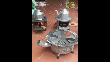 Mẫu bếp củi thông minh không khói. Tiết kiệm ga -CỦI  độ bền cao chịu nhiệt tốt