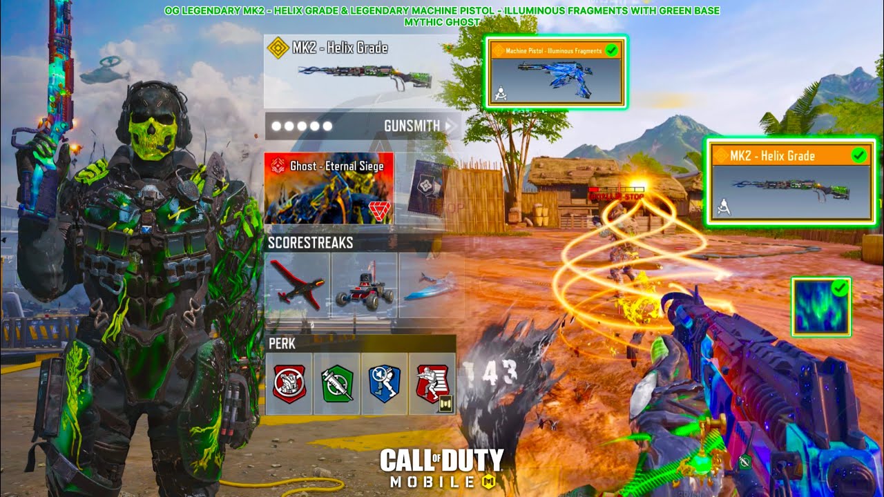 Base Mythic Ghost is back with OG Legendary MK2 - Helix Grade to destroy every CODM MP SND Opponents