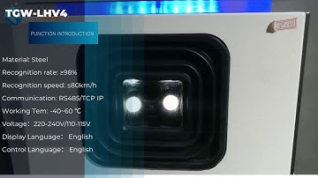 Automatic parking access control system with license plate recognition by HD camera TGW-LHV4