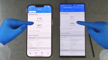 SAMSUNG Galaxy S22 Ultra vs iPhone 13 PRO Max Benchmarks & Test - Exynos 2200 vs A15 Bionic