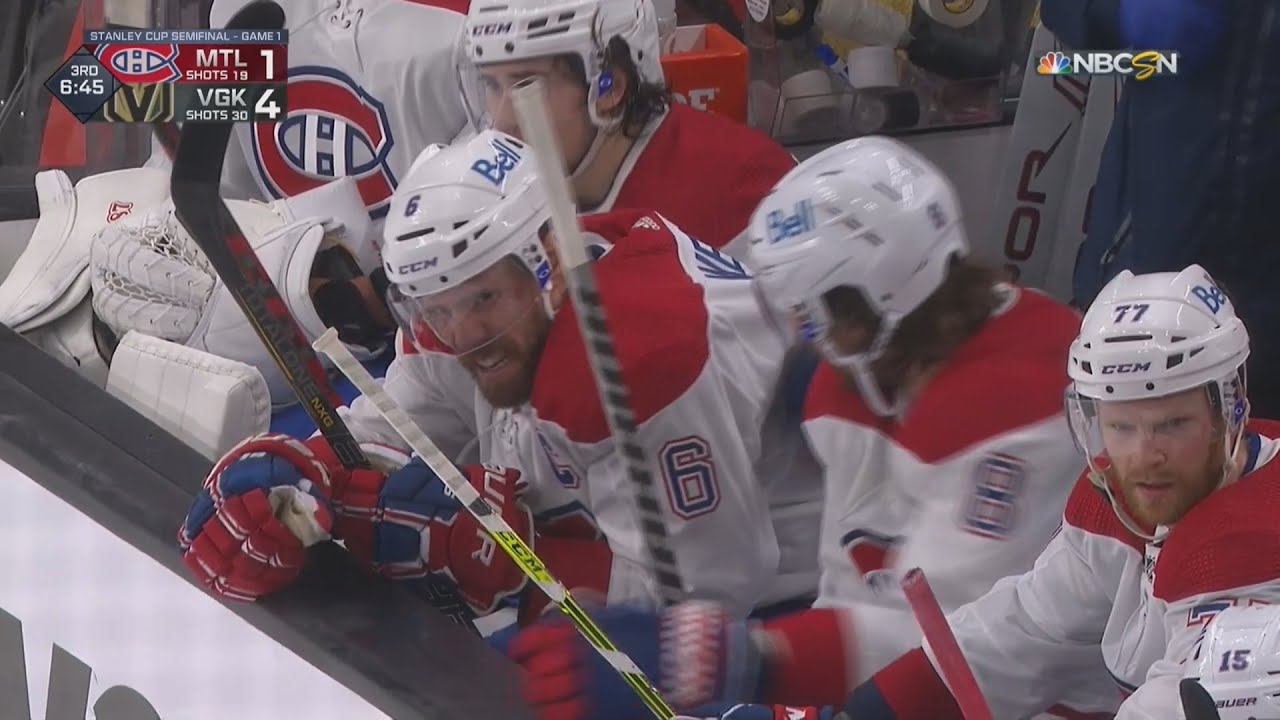 Shea Weber In Some Discomfort After Getting Tangled Up With Ryan Reaves