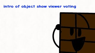 object show viewer voting intro