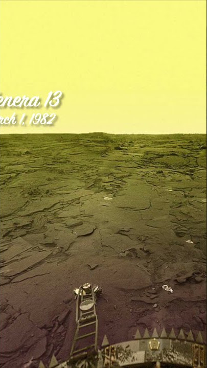 Venus - The soil of Venus photographed by Venera 13 (USSR) On March 1, 1982 #shorts