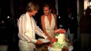 Happy Anniversary to Ellen & Portia(08/17/2010)