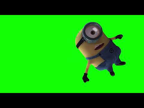 Despicable Me - Floating Minion - Green Screen