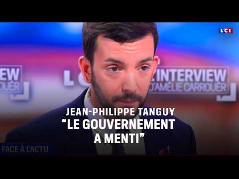 Jean-Philippe Tanguy : "Le gouvernement a menti"