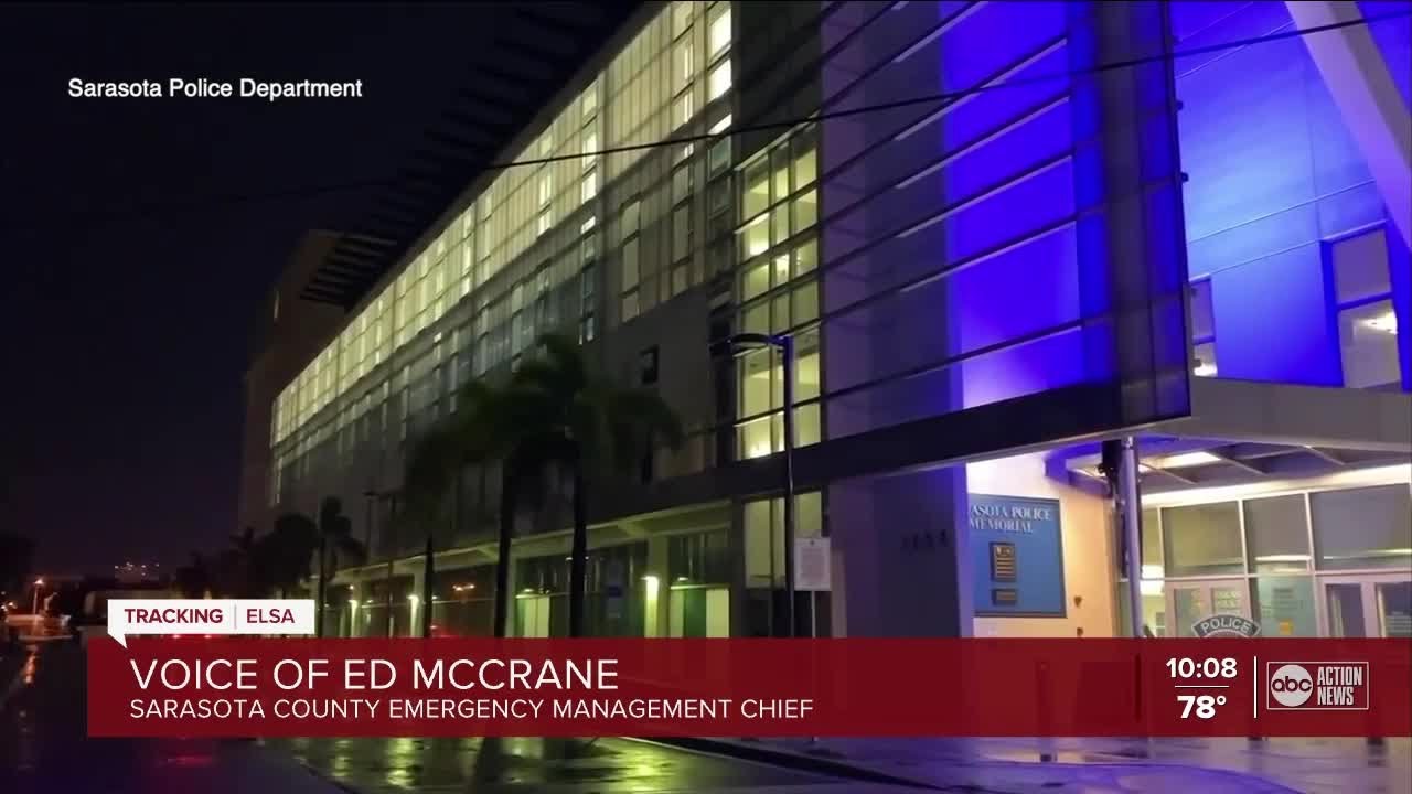 Sarasota Emergency Management Chief Talks Elsa Youtube