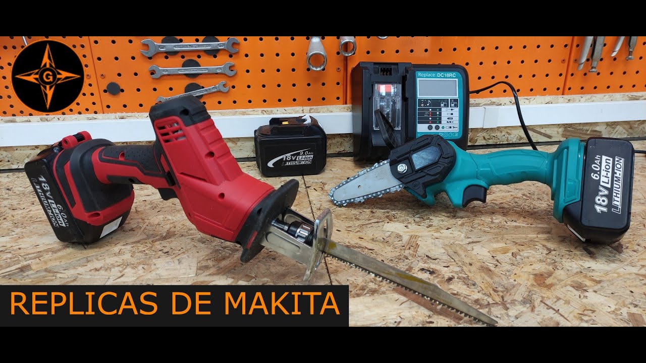 REPLICAS DE MAKITA , MINI MOTOSIERRA Y MINI SIERRA DE SABLE - YouTube