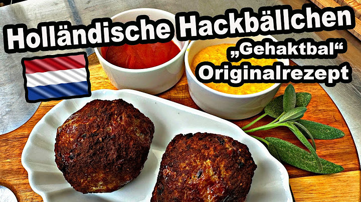 Holländische Hackbällchen Originalrezept die beste Frikadelle | The BBQ BEAR