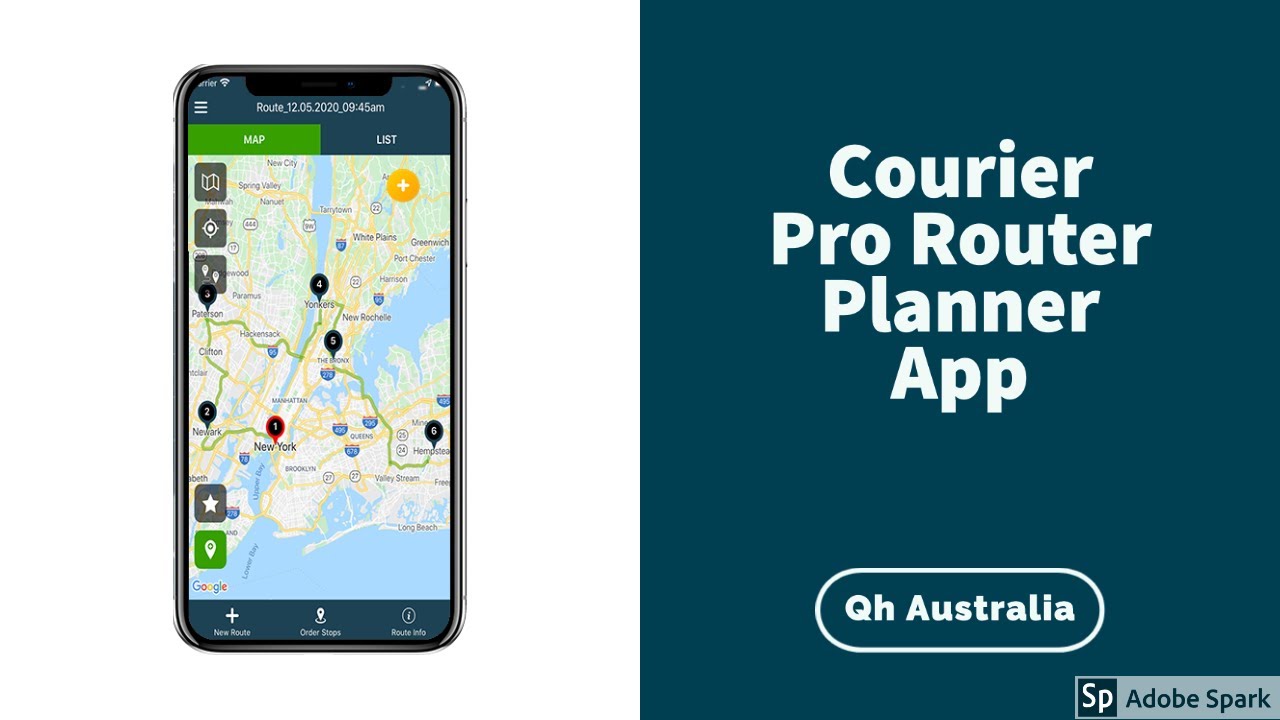 Multi Stop Route Planner App Courier Pro YouTube