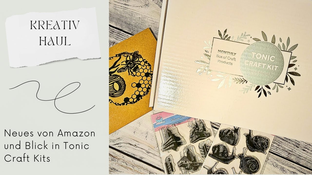 Amazon Haul und Blick in Tonic Craft Kits plus Inspiration