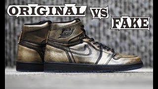 Nike Air Jordan 1 Retro High OG Wings Original & Fake