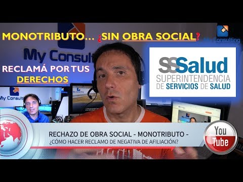 MONOTRIBUTO sin OBRA SOCIAL? Reclamá por la NEGATIVA DE AFILIACIÓN - TUTORIAL