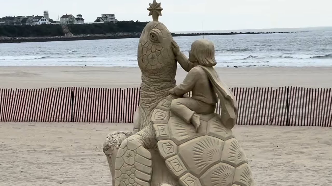 Мастер-класс по песчаной скульптуре в Хэмптон-Бич, Нью-Гэмпшир (2025)