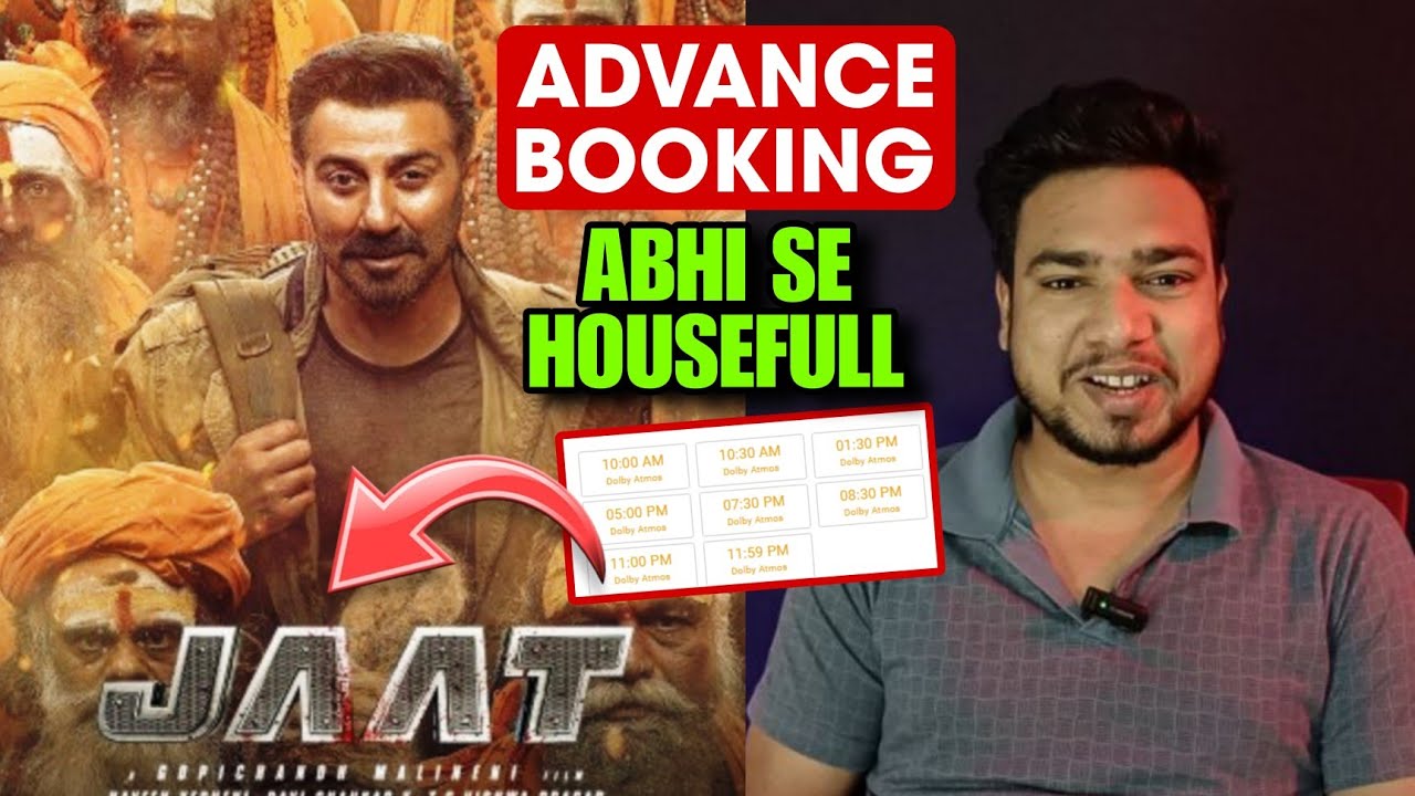 Jaat Advance Booking Day 1 | Sunny Deol | Jaat India Advance Booking | Jaat Movie Advance Booking