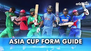 Asia Cup'18: Where do the teams stand?