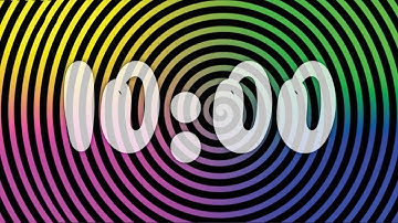 10 Minute Timer - 600 Seconds Countdown - Color Spiral Countdown