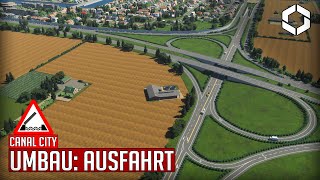 Optimierung der Ausfahrt zur Kanalstadt in Cities Skylines 2! | Canal City 26