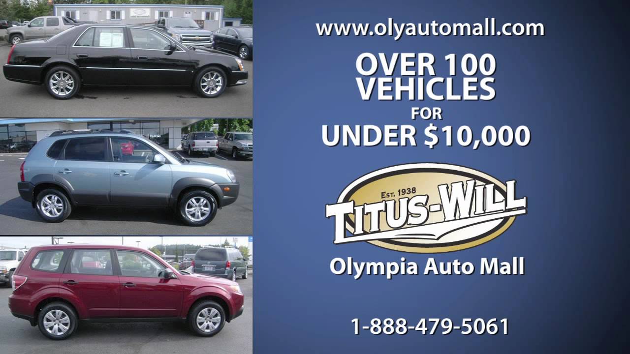 New & Used Car DEALS at Titus Will in the Olympia Auto Mall WA - Call