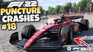 F1 22 PUNCTURE CRASHES #18 screenshot 4