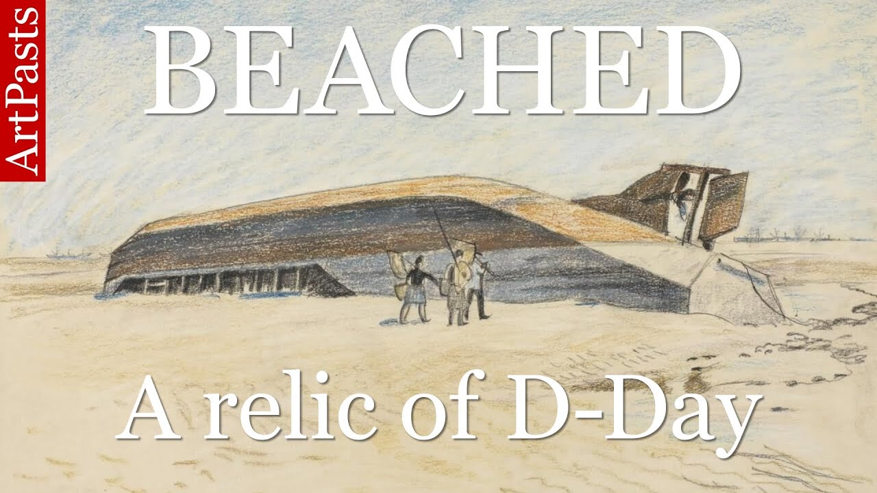 Beached: a relic of D-Day on a Normandy beach - YouTube