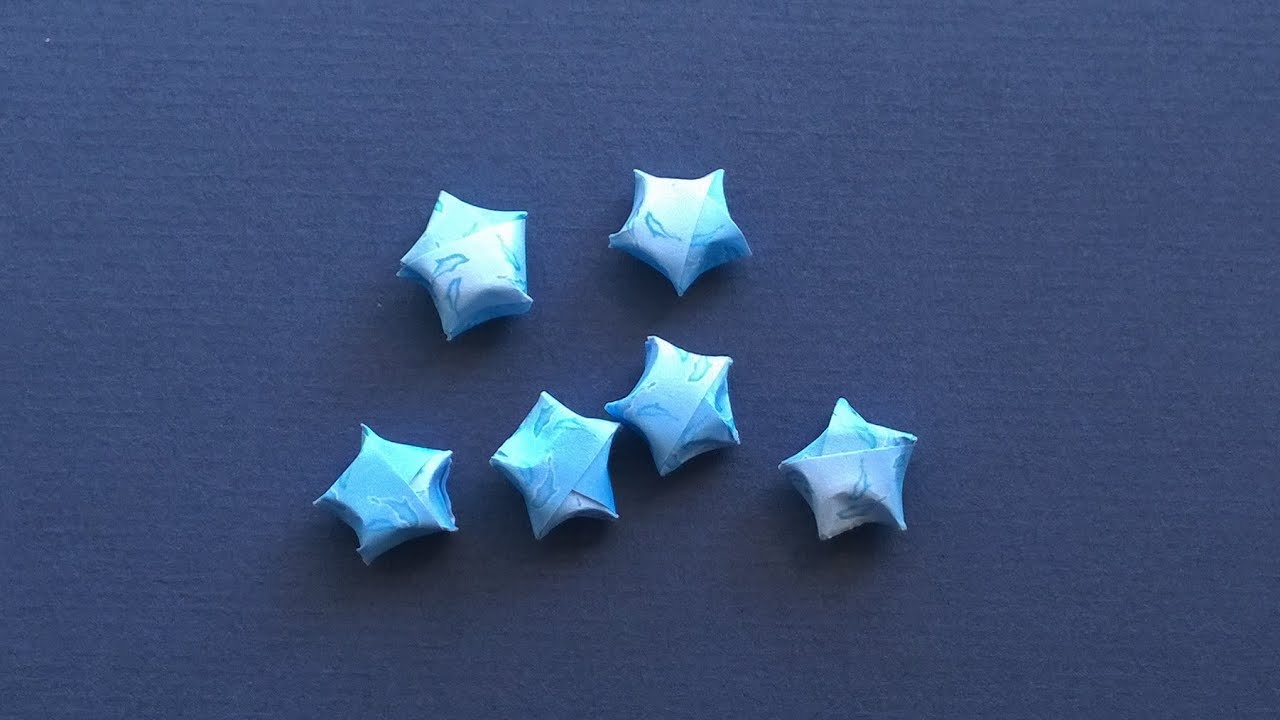 Origami Star - DIY Paper Origami Lucky Star Tutorial 